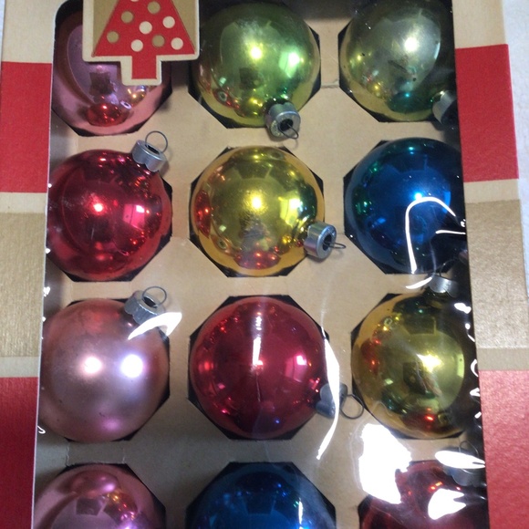 Other - Made in USA Vintage Glass Ornaments